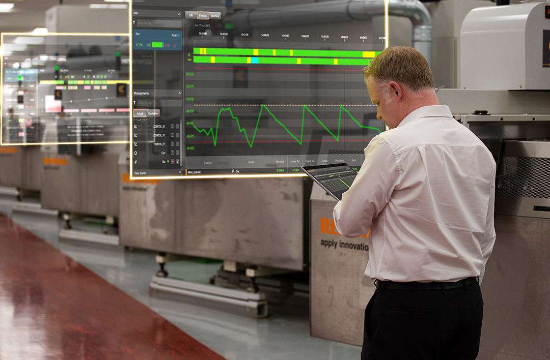 Het dataplatform Renishaw Central heeft Renishaw geholpen het aantal automatiseringsstoringen in zijn eigen werkplaatsen met 69 procent te verminderen.