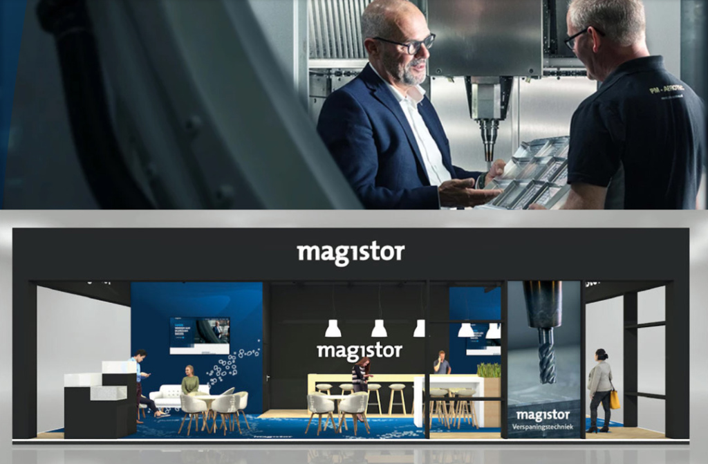 Magistor gaat tijdens de TechniShow in gesprek met bezoekers over de mogelijkheden en voordelen van procesoptimalisatie.