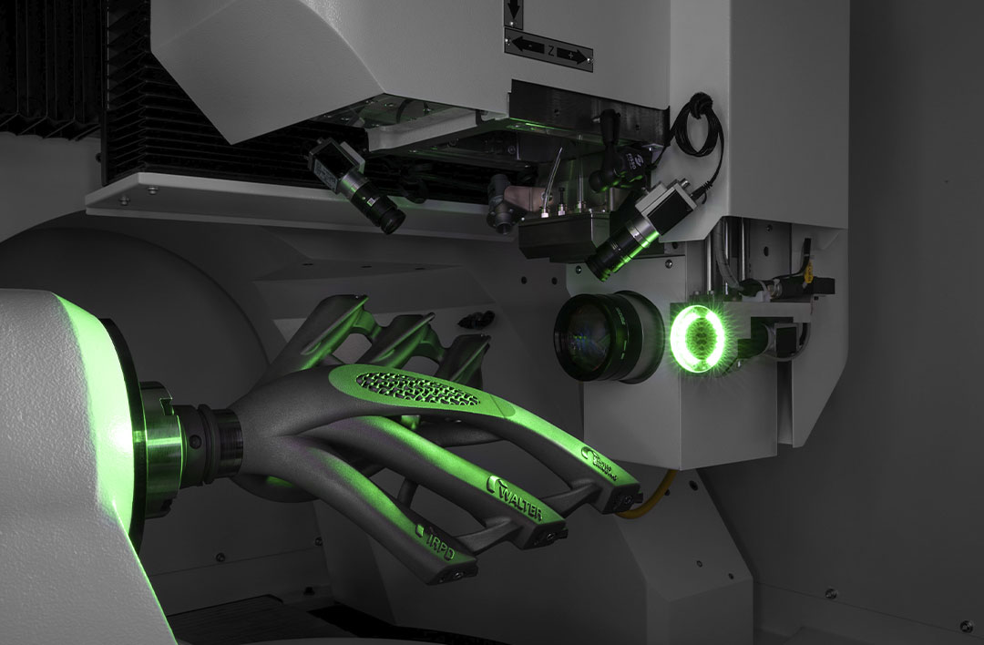 De Vision Laser kan complexe geometrieën met hoge nauwkeurigheid bewerken.
