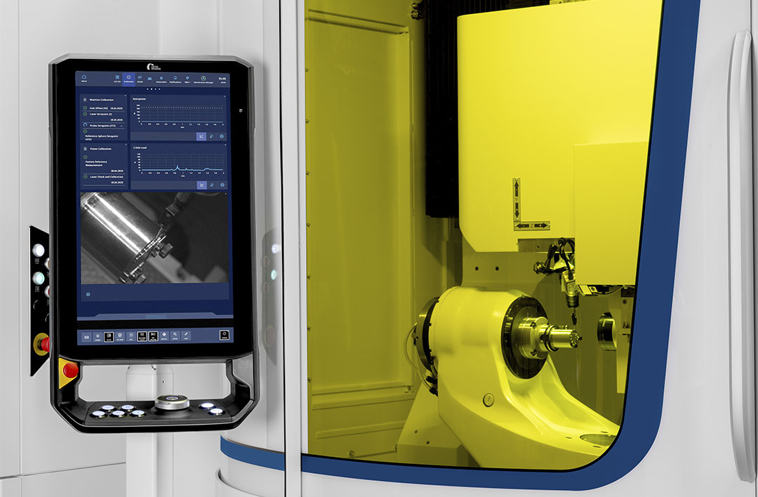 GTR ProfDia Laser softwareweergave op het C.O.R.E.-bedieningspaneel.