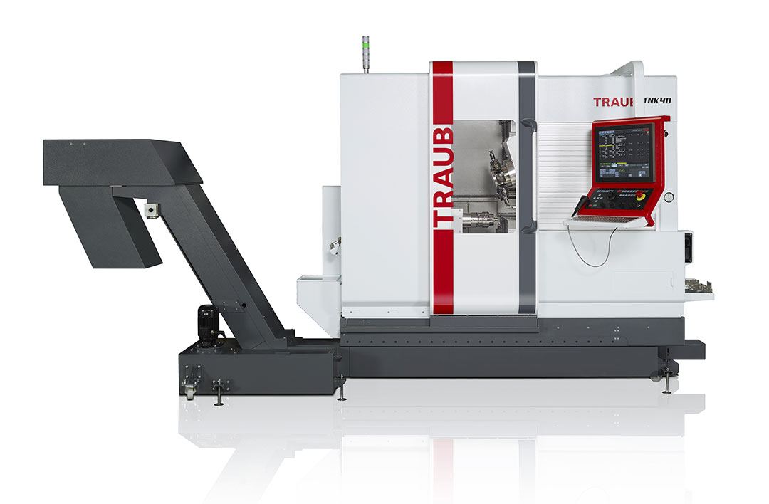 Index-Werke presenteert op de EMO de nieuwe Traub TNK40 kortdraaiautomaat.