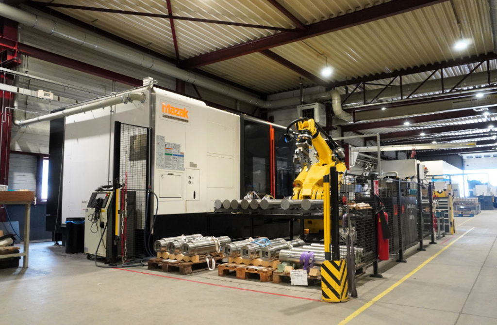 Extra aftakkingen zorgen voor een effectieve afvoer van rook bij grote bewerkingsmachines.