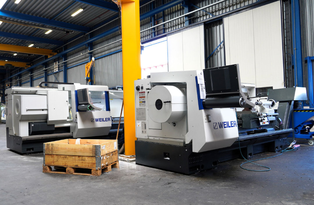Machinefabriek Van de Pol & Pleysier zorgt voor een flexibele productie van enkelstuks en kleine series met behulp van twee teach-in draaibanken van Weiler: de E80HD en E50HD.