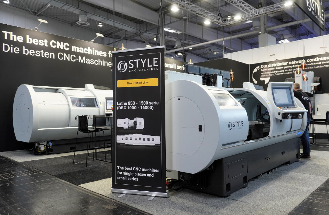 Op de EMO gaf Style een glimp van de nieuwe 850 - 1500 serie, de grootste CNC-draaimachines in het portfolio van het merk.