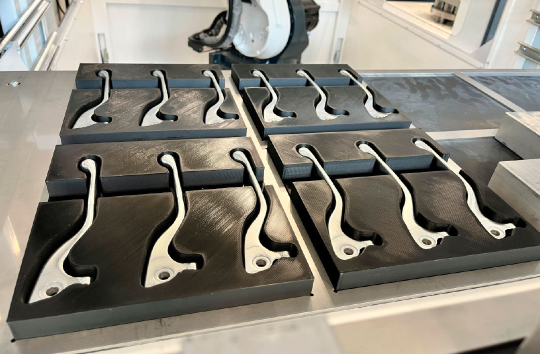 Met 3D-geprinte inlays maakt de BMO Platinum serie ook de automatisering van vormcomplexe giet- en smeeddelen praktisch en betrouwbaar.