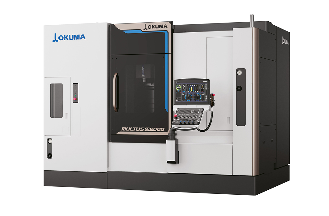 Met de Multus U2000 richt Okuma zich op complexe bewerkingen met een hoge productiviteit, ondersteund door een ruim bewerkingsbereik, stabiele precisie en flexibele automatisering.